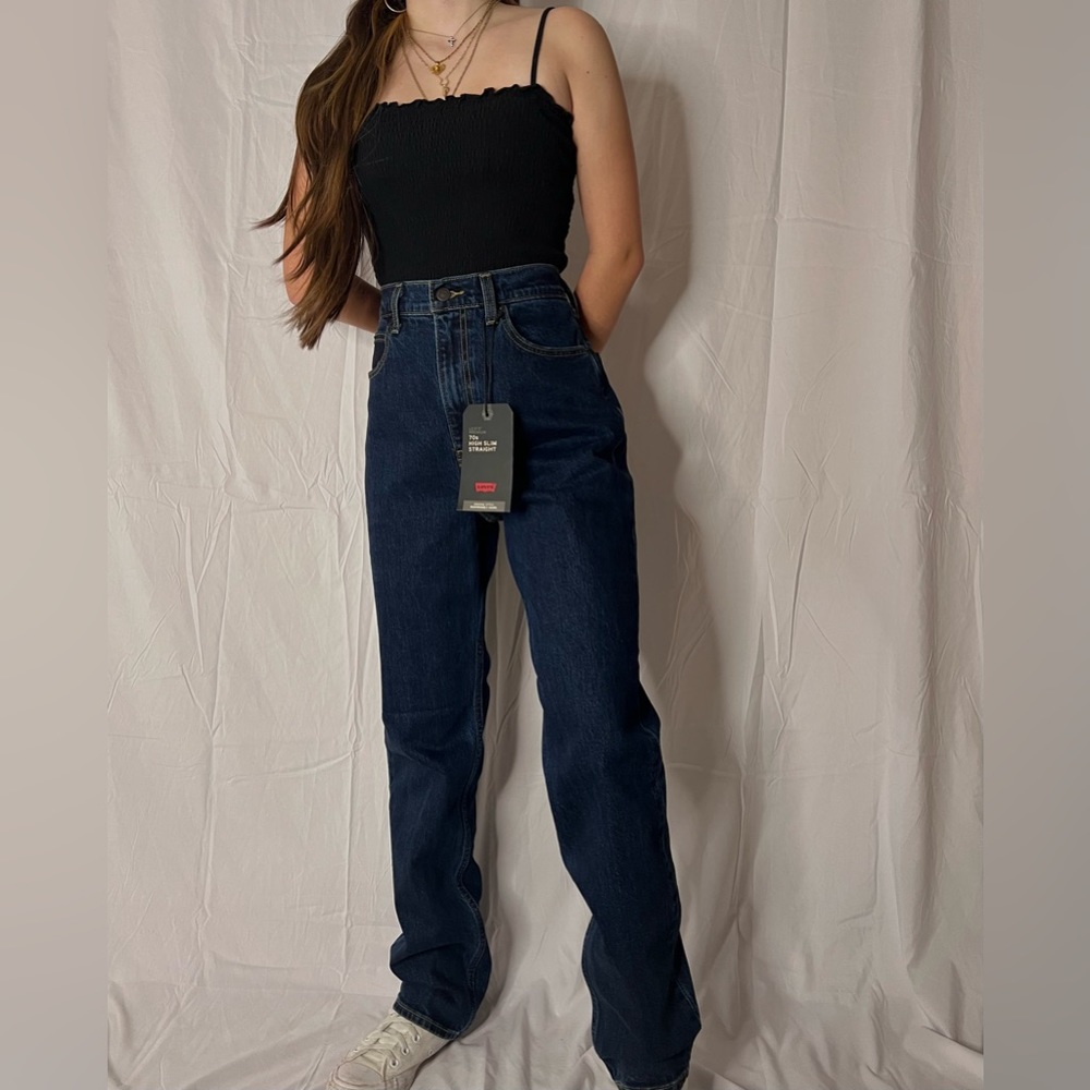 70’s Levis High Straight Jeans